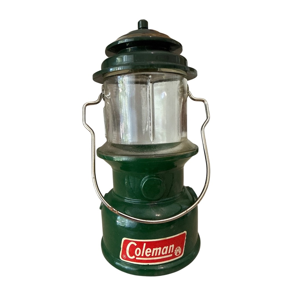 Avon Coleman Lantern Bottle Deep Woods Cologne 5 oz Green Vintage Decor